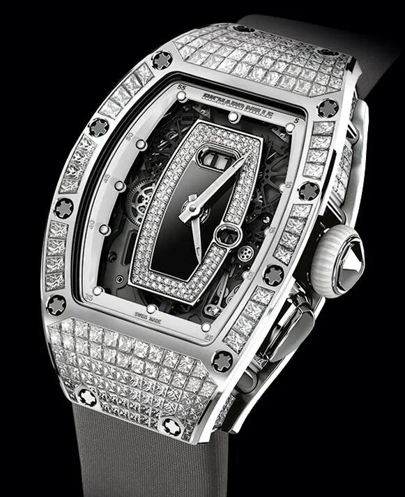 Replica Richard Mille RM 037 White Gold Diamond Women Watch